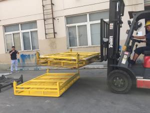 China High Visibility 	Collapsible Wire Container Commercial Wire Mesh Stillage on sale
