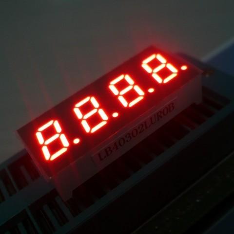 0.56'' 4 Digit Seven Segment Display , Led Numeric Display For Temperature