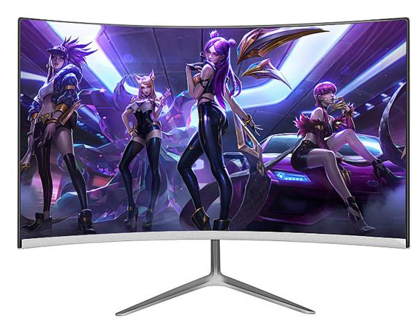 Cheap Three Side Borderless Curved Widescreen Computer Monitor For Gaming Desktop for sale
