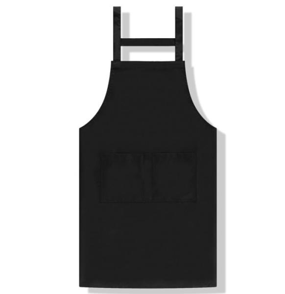 Cheap Promotion Blank Calico Aprons Non Woven Fixed Sewn Neck Strap Adjustable Buckle for sale