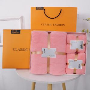 Customized Color Microfiber Bath Towel Set for Adults in Luxury Hotel Presentation