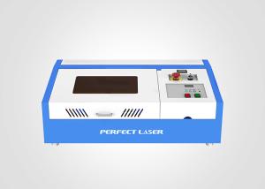 China Mini 50w / 40w co2 Laser Engraving Cutting Machine , Desktop Laser Engraver on sale