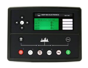 7450 control module designed to control DC/Hybrid generators in supplying both a load and/or the charging