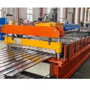 China 0.3-0.5mm Thickness PPGI Liner Cladding Roll Forming Machine Metal Roof Sheet Making Machine on sale