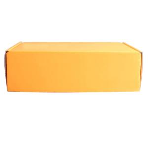 China Eco Friendly Printed Mailer Boxes Orange Color Spot UV Finish 190 - 350G on sale