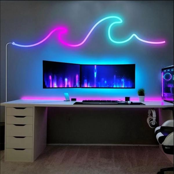 Cheap App Controlled Waterproof RGBIC LED Lights With Music Sync Multiple Scene Modes for sale