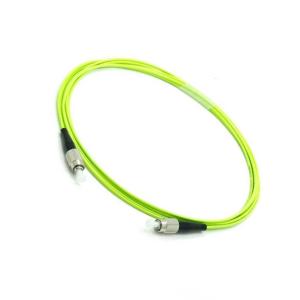 OM5 Fiber FC Patch Cord LSZH Multimode Simplex 1 Core Metal Connector