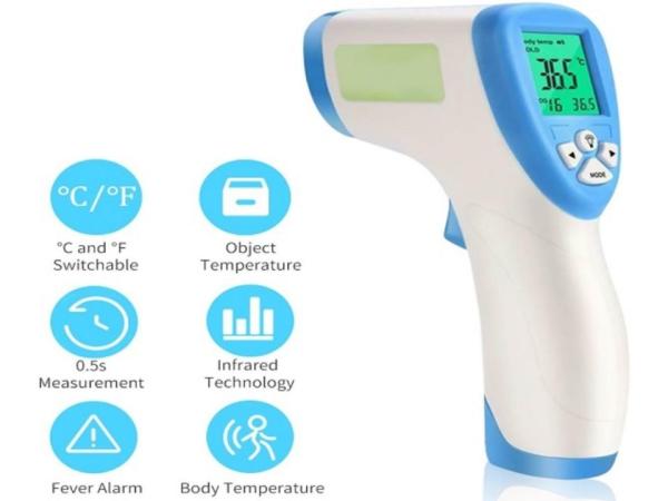 Cheap Switchable Baby Temperature Thermometer / Forehead Infrared Thermometer for sale