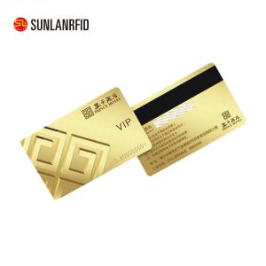 China CMYK printing metal membership VIP card printer hico magnetic stripe pvc plastic card on sale