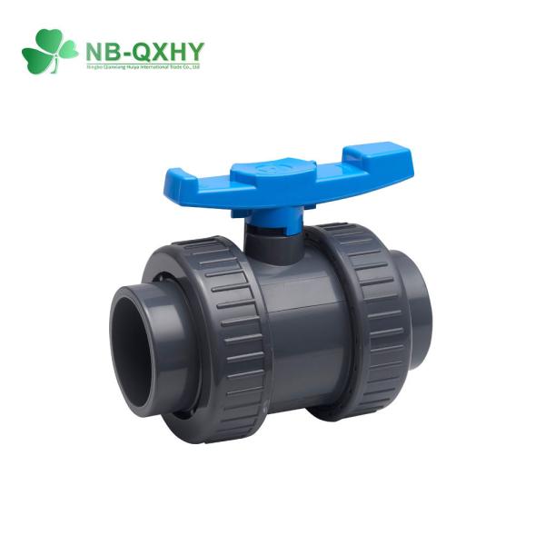 Cheap Swimming Pool Fixed Ball Valve with PVC True Double Union and EPDM O-Ring TPE Seat for sale