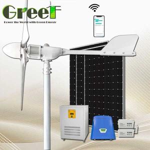 Best 10KW Solar Hybrid Grid Tie Industrial Wind Turbine System wholesale