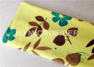China Custom Printed Microfiber Cloths Towels For Face / Hand Drying , Cleaning Rags on sale