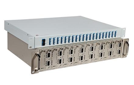Cheap 100GHZ  Fiber Optic Mux Demux With thermal arrayed waveguide grating module for sale