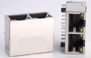 Power Over Ethernet Poe Rj45 Connector With Transformer Single Port 1X2 Tab Up