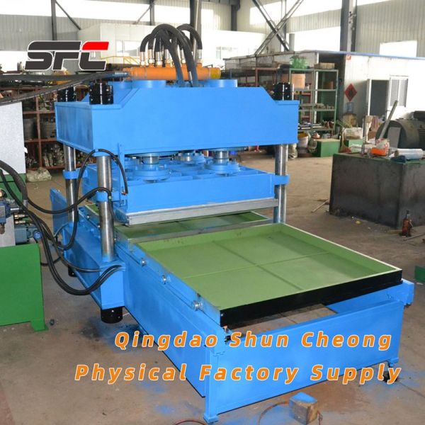 Rubber Tile Vulcanizing Machine with Push-Pull Device 550×550×45 Heating Plate and 4 Layers for Efficient Floor Tile Production