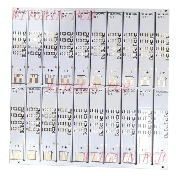 Cheap Used In Led Single Layer PCB 2W/MK Conductivity Aluminum Substrate for sale