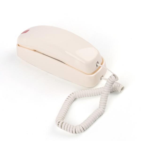 Cheap Wired Desktop Caller ID Phone Portable Analog Trim Line / Landline Telephone for sale