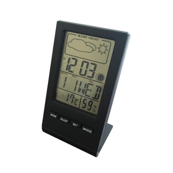 Cheap Large Display Weather Station Digital Hygro Thermometer With Calendar And Clock for sale