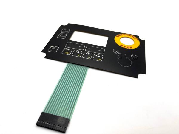Cheap Electronic Reverse Printing Backlit Membrane Keyboard With High Performance for sale