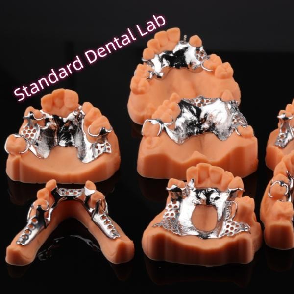 Cheap CAD CAM Removable Partial Denture Metal Framework 3Shape Exocad Denture Design for sale