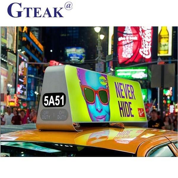 Cheap 100000hours Life Span Taxi Top LED Display for Advertising Messages Display Function for sale