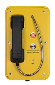 IP67 Marine Auto Telephone With Indicator Light , Mining SOS Industrial Intercom System