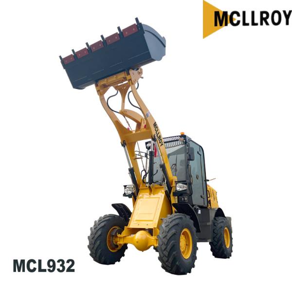 Cheap Construction 2 Ton Wheel Loader , Front Loader Mini Automatic Transmission for sale
