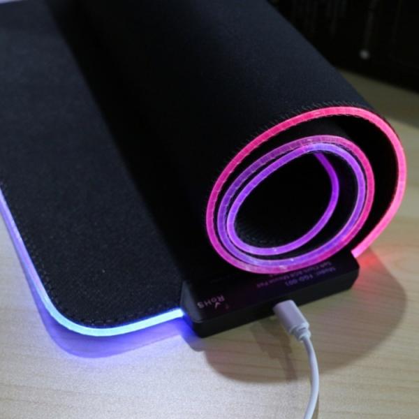 Cheap Wireless Charging RGB Gaming Mouse Pad Extra Large Mousepad Non-Slip Rubber Base Computer Keyboard Mat for sale