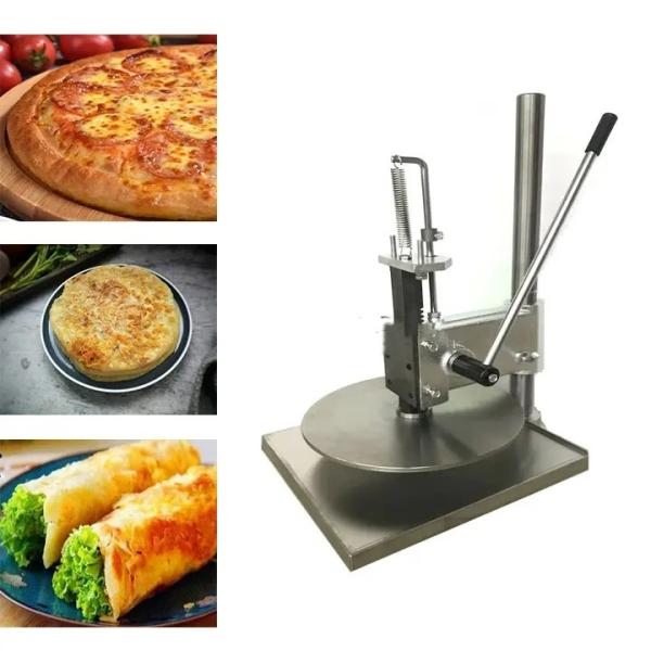 Cheap Stainless steel dough pressing machine Pizza making machine 110v for sale