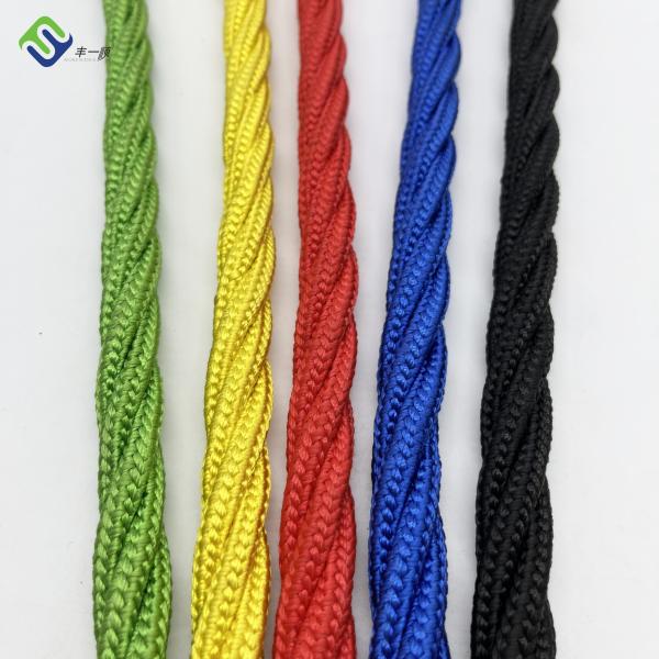 Cheap Core Wire Playground Combination Rope Polyester 4 Strand 16mm for sale