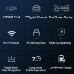 Intel Core i7 Series Mini PC With Dual LAN Dual COM And Single Channel DDR3L RAM