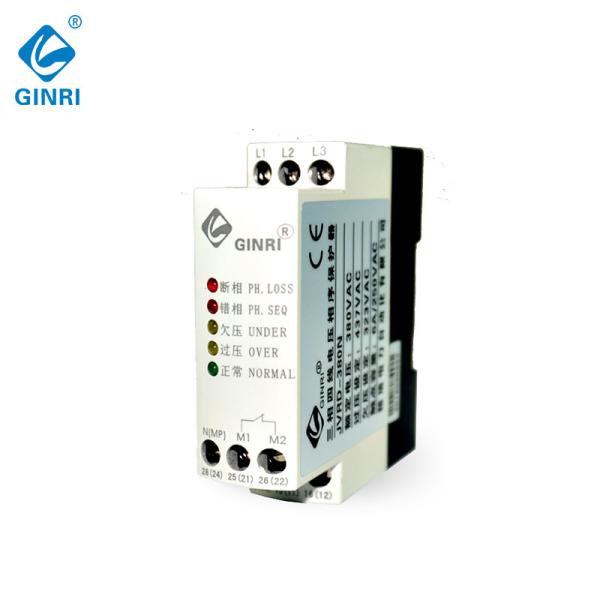 Cheap Four Wire Voltage Controlled Relay , 3 Phase Monitoring Relay With Neutral Protect for sale