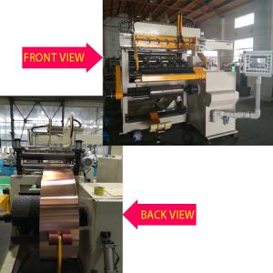 Automatic PLC Control Low Voltage Transformer Foil Winding Machine With Cutter