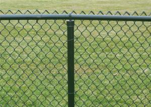 1m-50m PVC Coated Chain Link Fence Hot Dipped Galvanized Green
