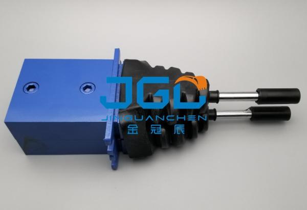 Cheap Excavator Hydraulic Spare Part Remote Control Joystick Pilot Handle Valve Controller For Double Dozer Blade for sale