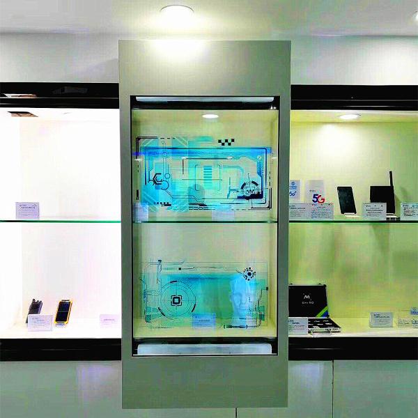 Cheap Remote Control Transparent LCD Display Box Flexible Size And Customization for sale