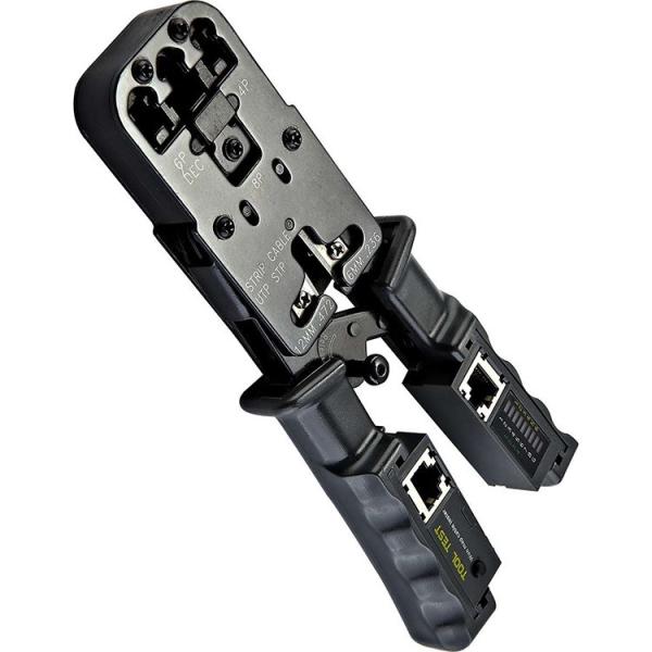 Cheap Multi Functional Wire Stripper Cable Network Tool For 8P6P4P And With Cable Tester Crimping Tool for sale