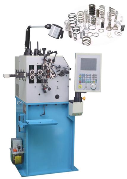 Cheap Automatic Oiling Extension Spring Machine , Spring Former With 0.85 Kw Axis Servo Motor for sale