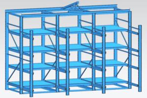 China Tool Racks 5 Layers Factory Warehouse Die Mold Rack Crane in Top on sale