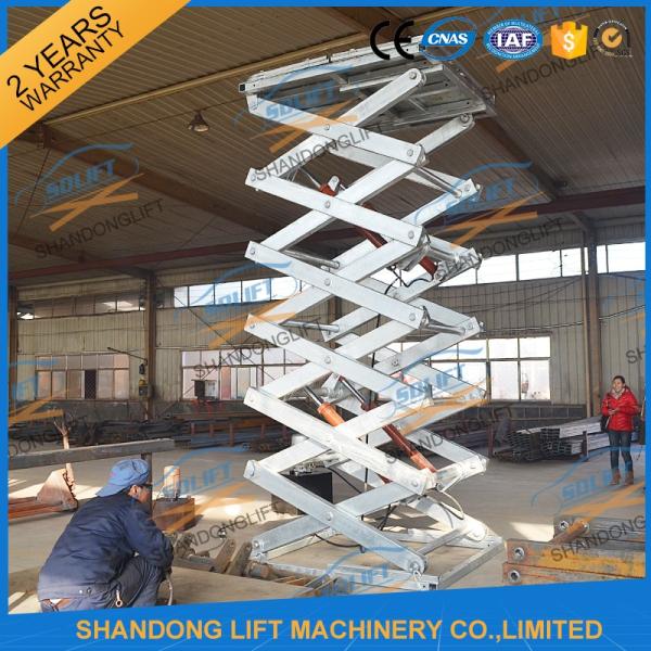 Hot Galvanizing Fixed Hydraulic Cargo Lift