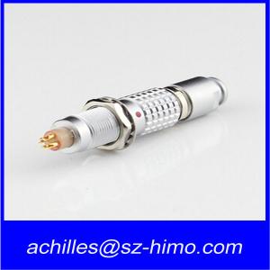 circular push pull self-latching 4 pin lemo connector