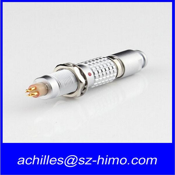 Cheap circular push pull self-latching 4 pin lemo connector for sale