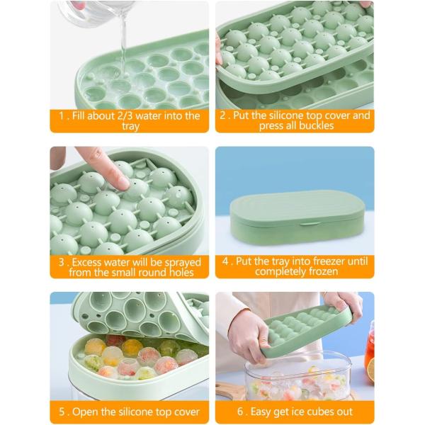 Thickened Harmless Silicone Ice Cream Moulds , Durable Ice Cream Cake Mold Silicone