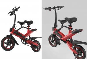 Best Lightweight Small Electric Bike , Folding Road Bike Environmentally Friendly wholesale