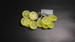 China 20 LEDS Lemon 3M/4M String Lights Battery Operated LED String Fairy Lights Solar Garlands Garden Christmas Decor For Outdoor on sale