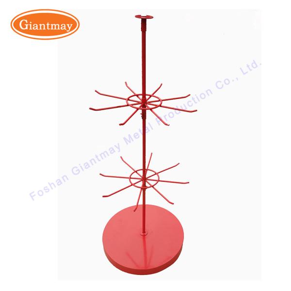 Cheap Counter Racks Metal Display Tabletop Stand Hanging Hooks for sale