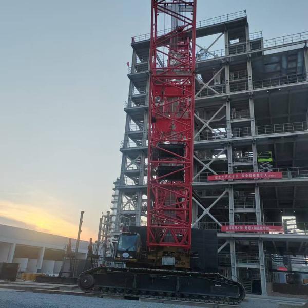 Cheap ACC4000A 400T Crawler Crane Safely In Complex Terrain HJDB Load Table for sale