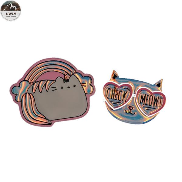 Cheap Washable Custom Made Embroidered Patches SIngle Sided PVC Material for sale