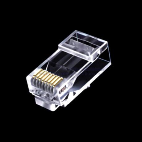 Cheap Unshielded CAT6 Plug Modular Connectors UTP Pass Through RJ45 for sale