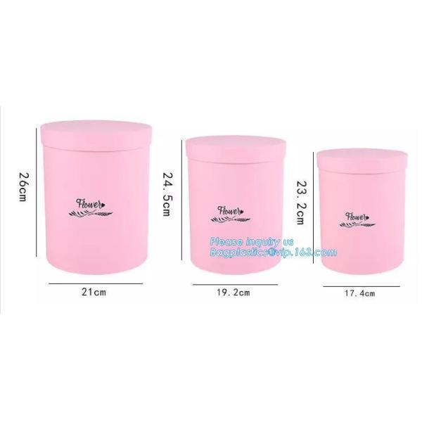 Custom design gradient color luxury paper packaging gift box with lid,Paper Flower Box Florist Bouquet Box Packaging Ros